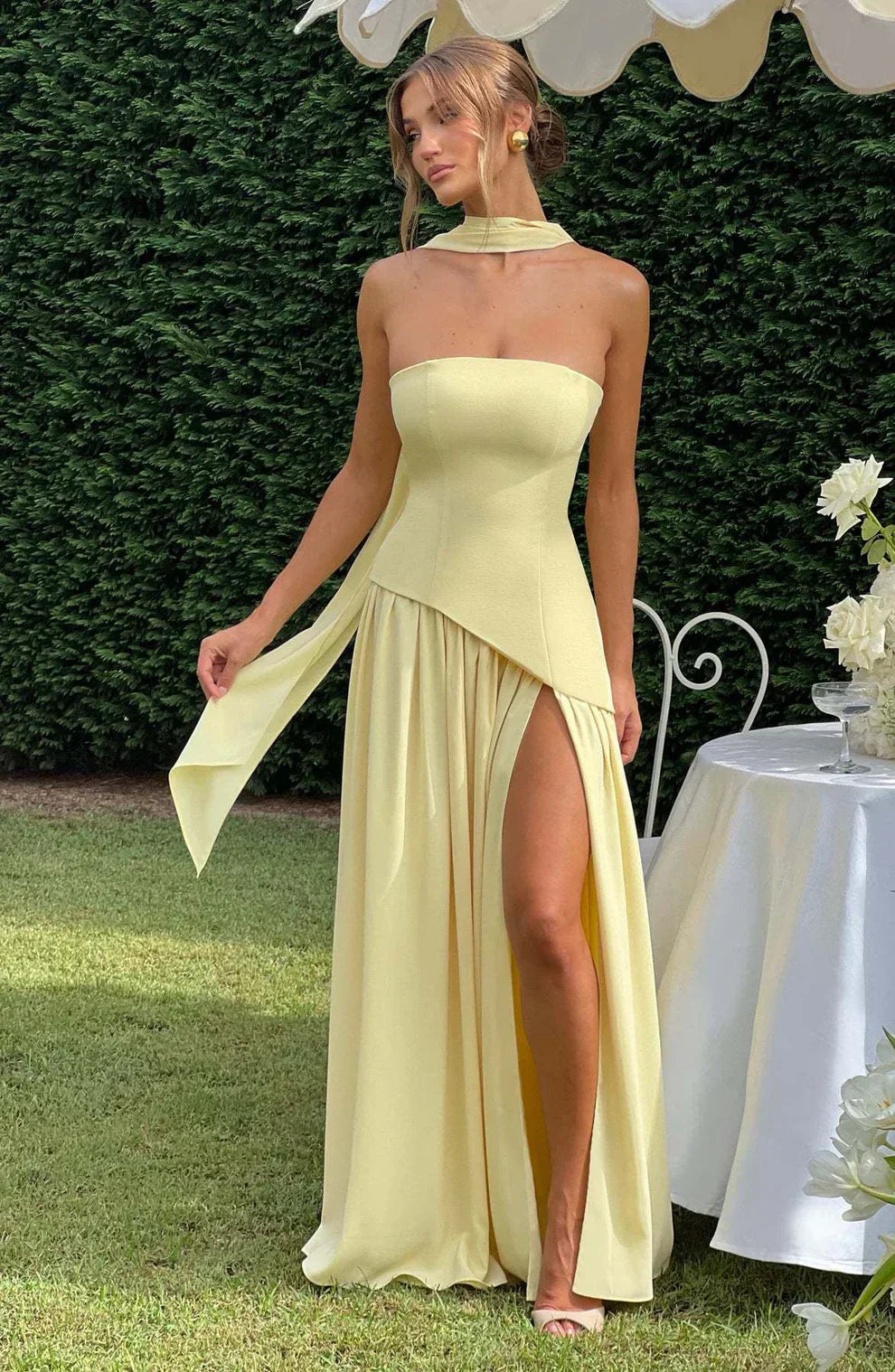 Donna | Strapless Maxi Dress