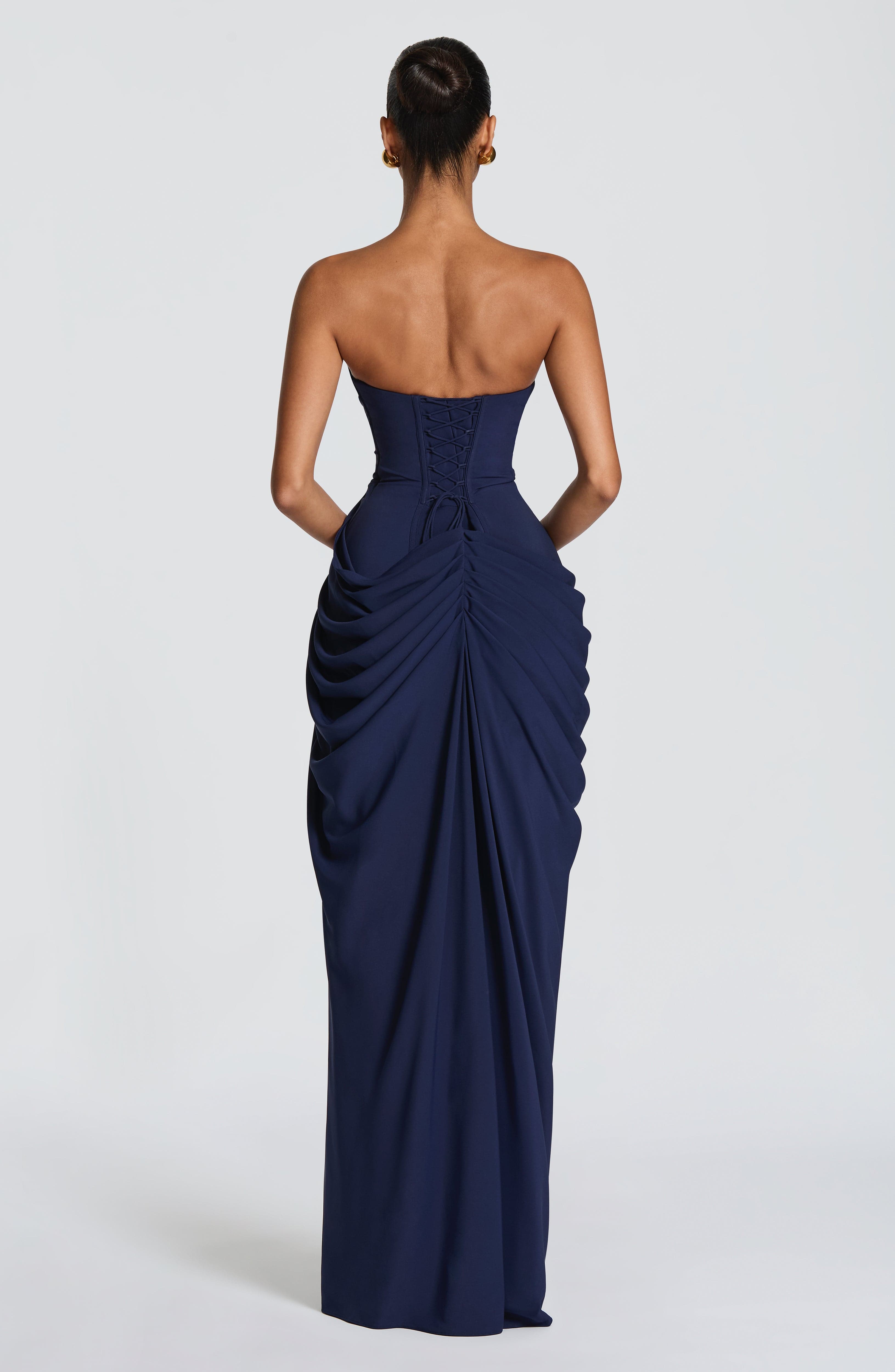 Cyra Maxi Dress - Navy